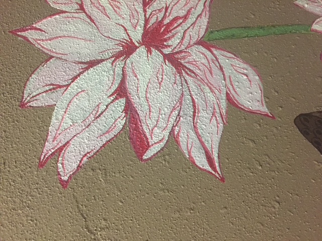Lotus mural, view 2.